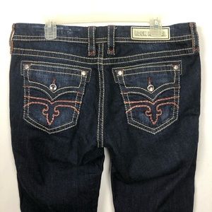 Rock Revival Jeans Alivia Size 32 NWOT dark wash